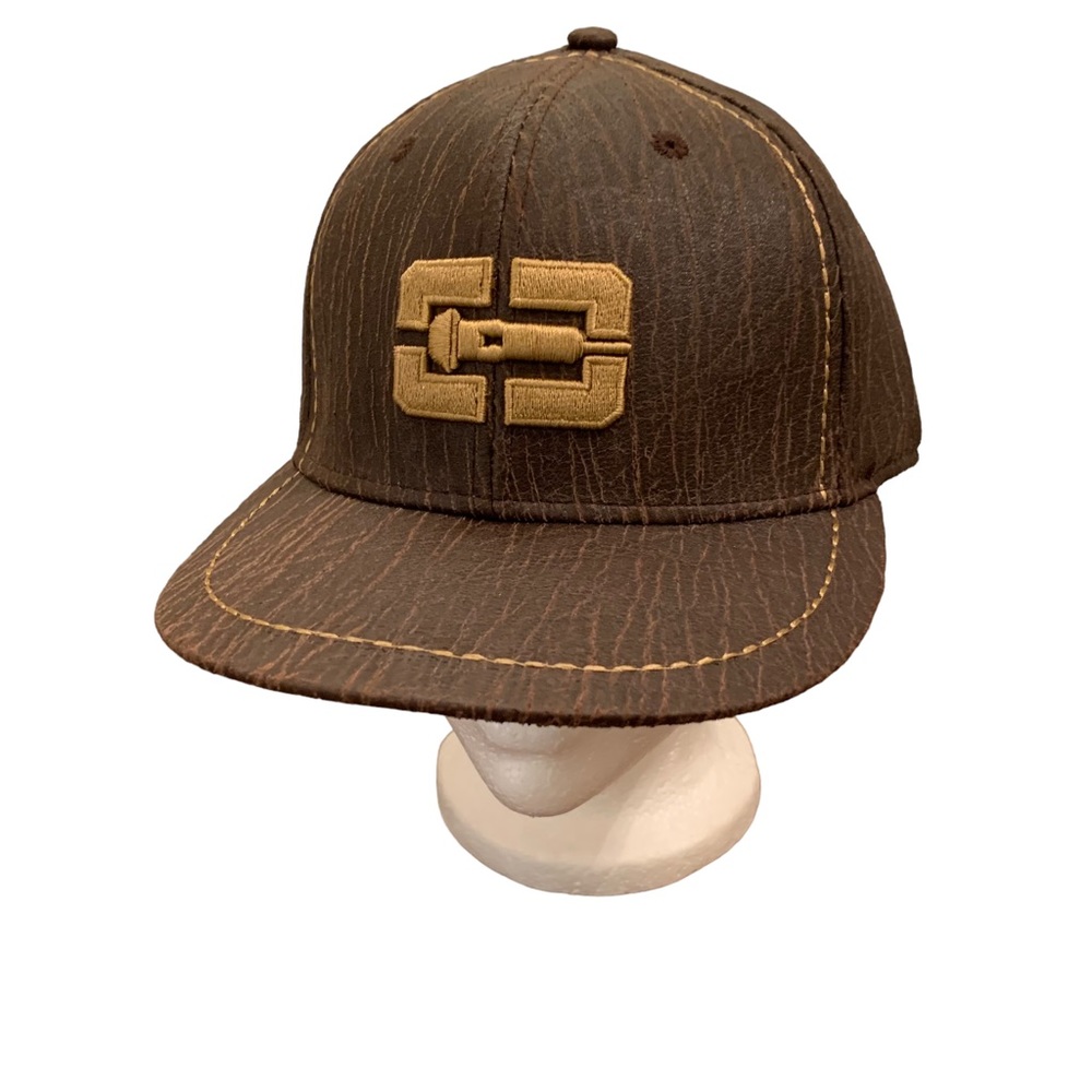 Locked Up First Cut Brown Fitted Hat Size Medium 7 1/4